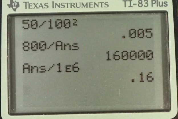 Calculator screenshot