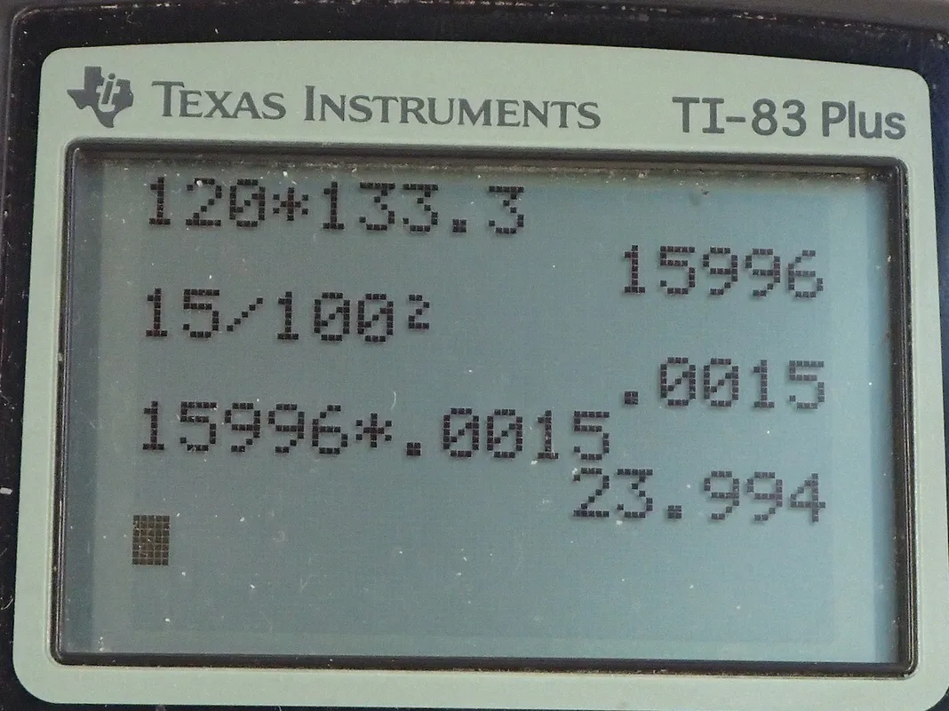 Calculator screenshot