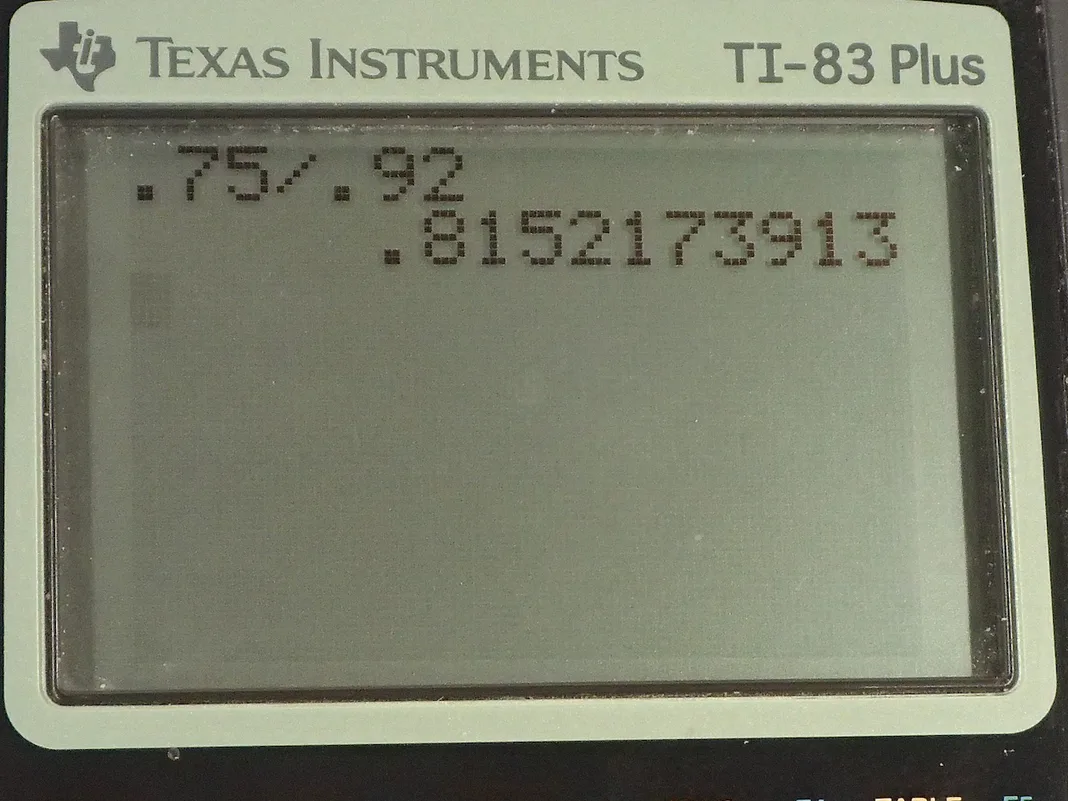 Calculator screenshot