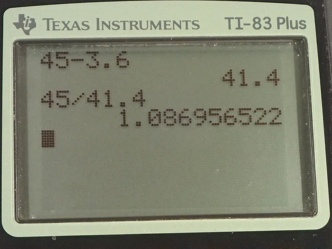 Calculator screenshot