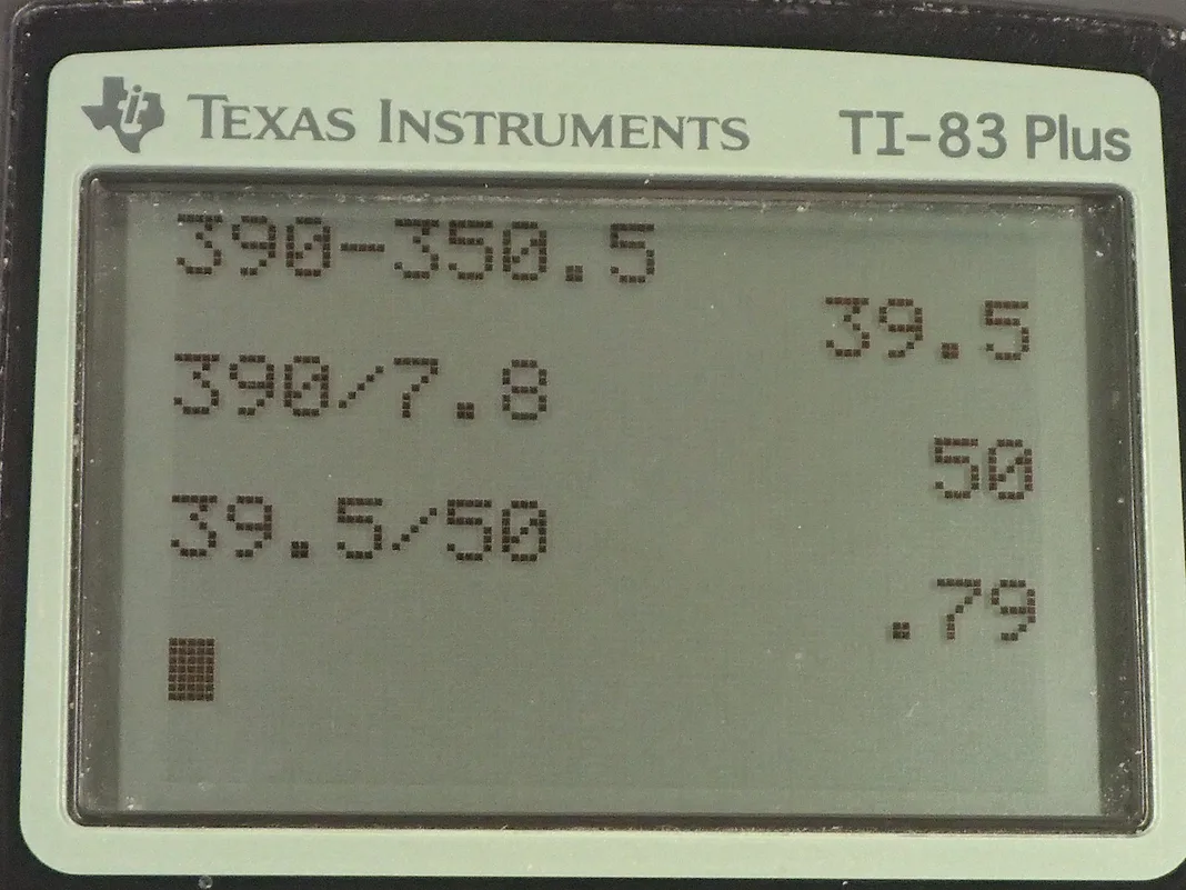 Calculator screenshot
