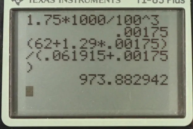 Calculator screenshot