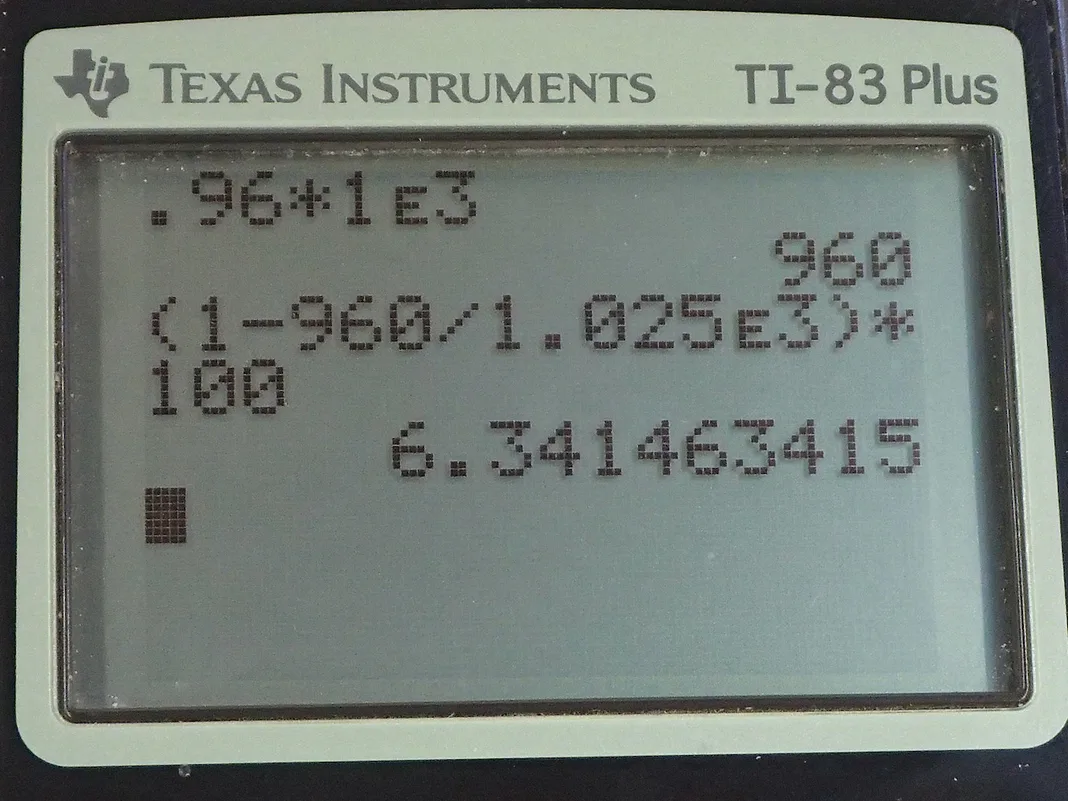 Calculator screenshot