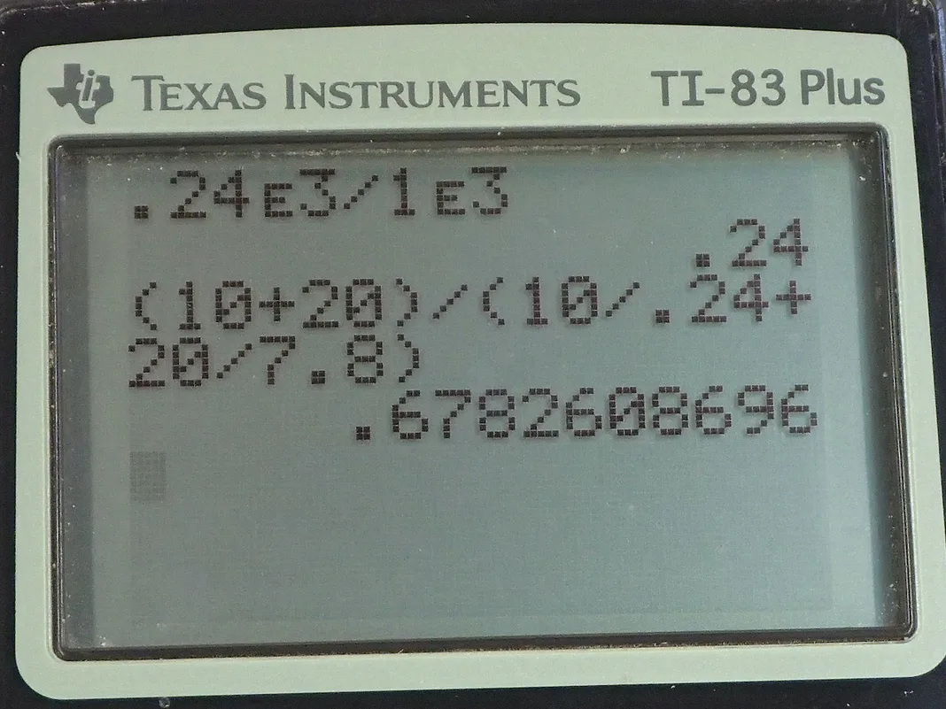 Calculator screenshot