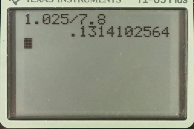 Calculator screenshot