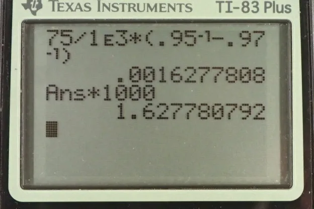 Calculator screenshot