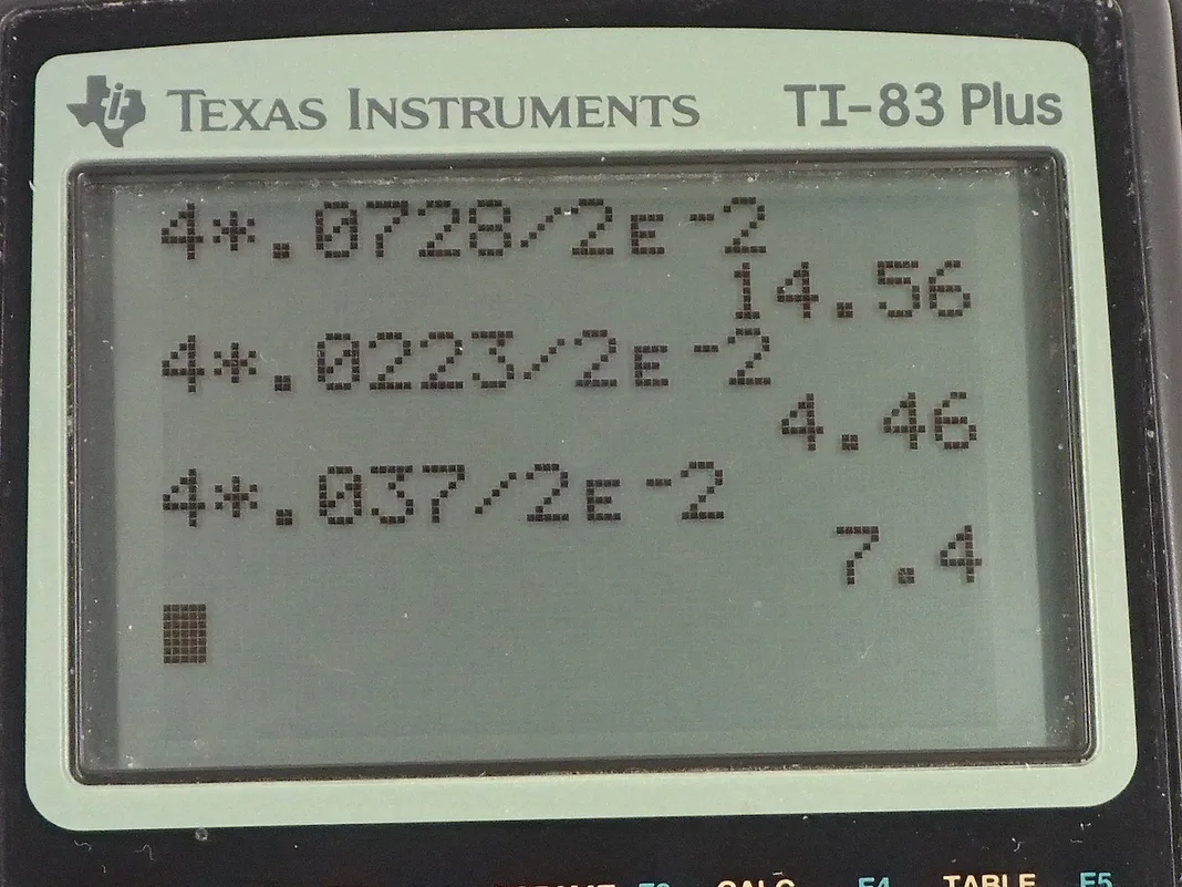 Calculator screenshot