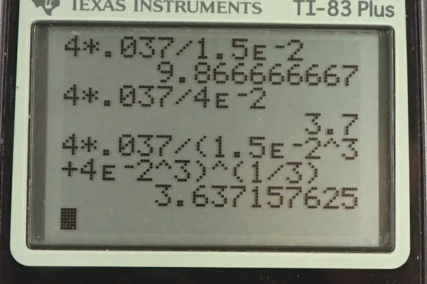 Calculator screenshot