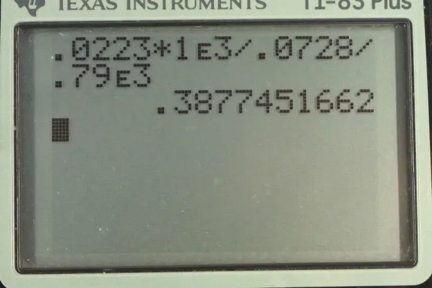 Calculator screenshot