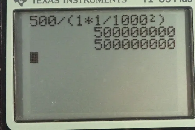 Calculator screenshot