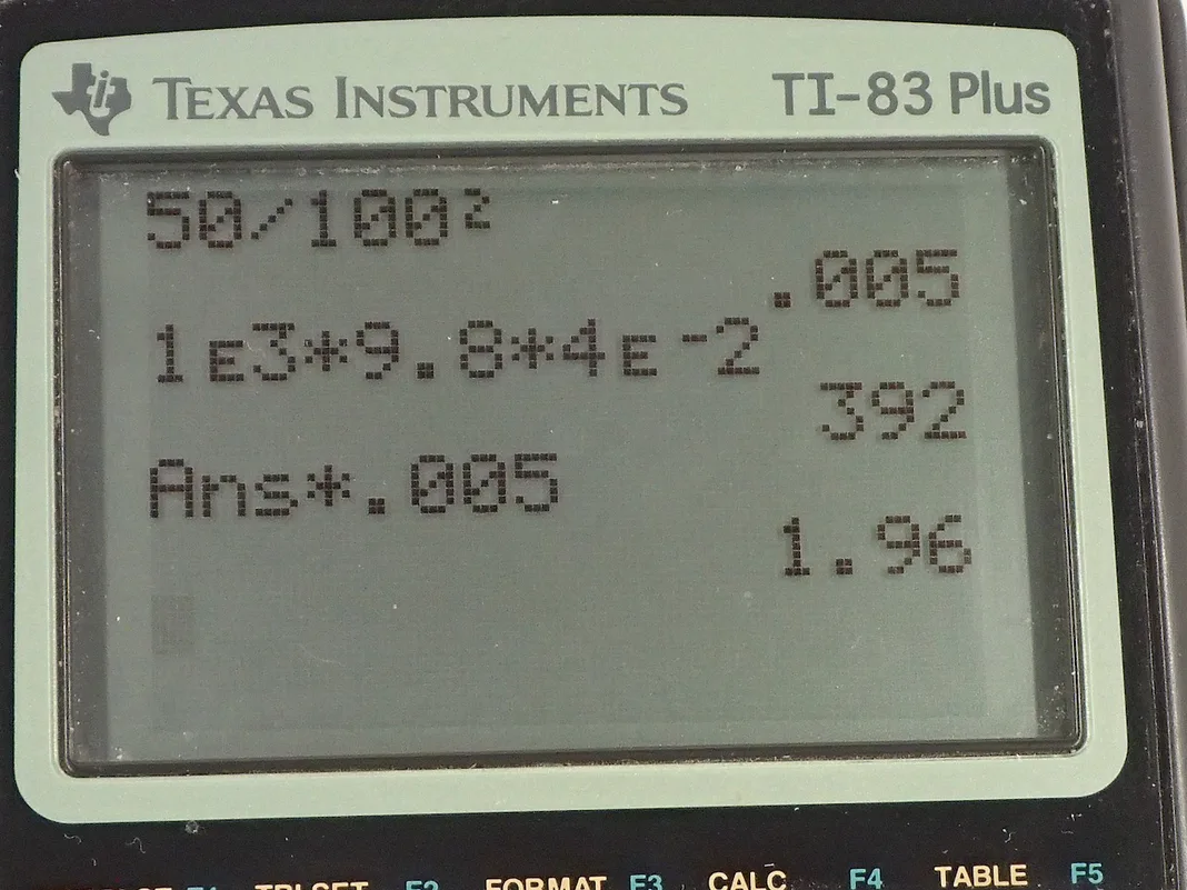 Calculator screenshot