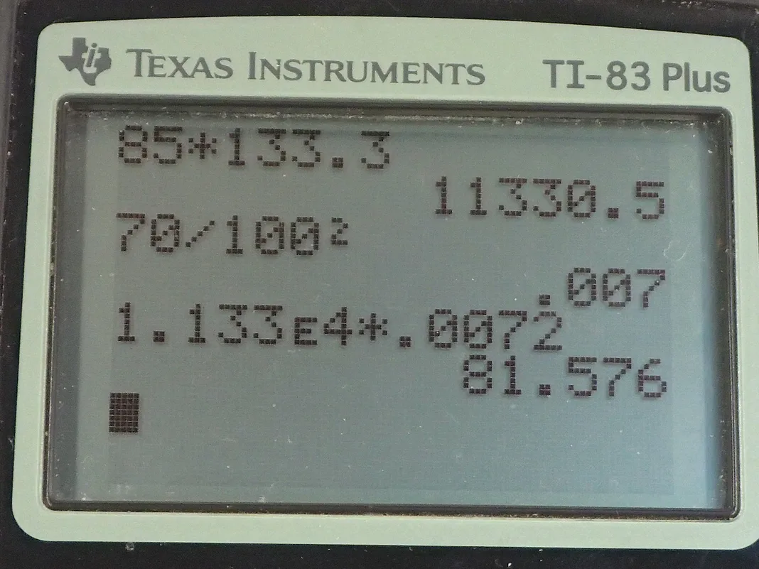 Calculator screenshot
