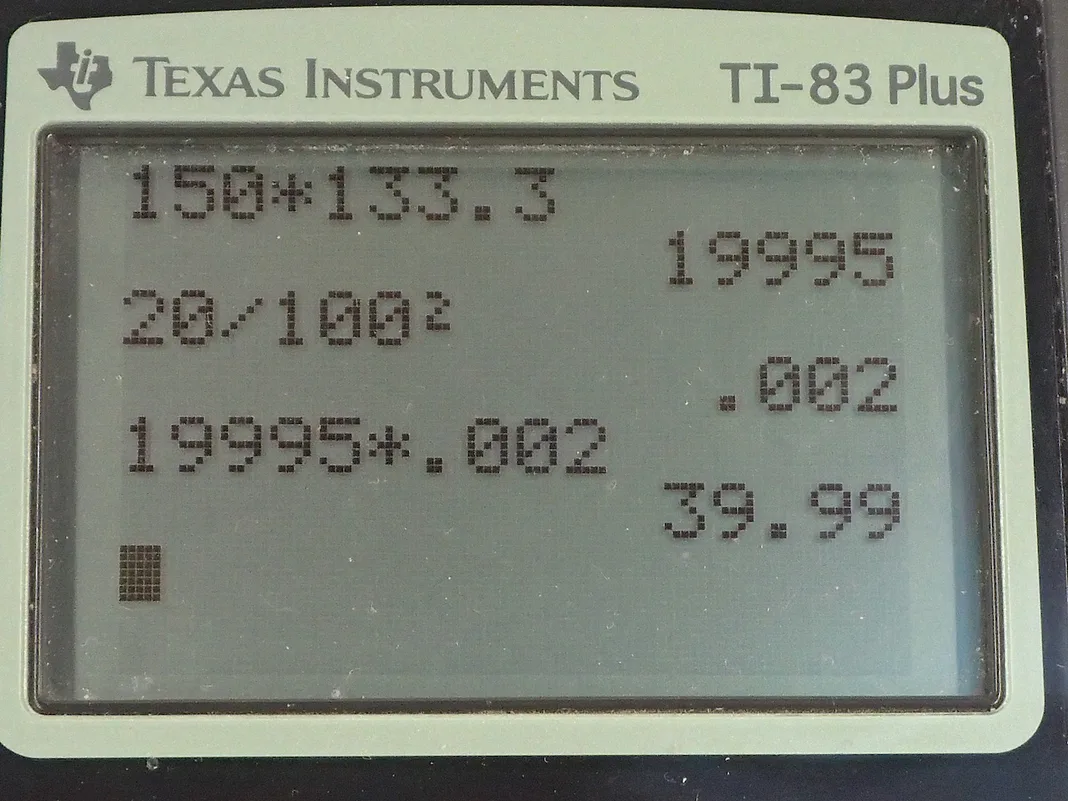 Calculator screenshot