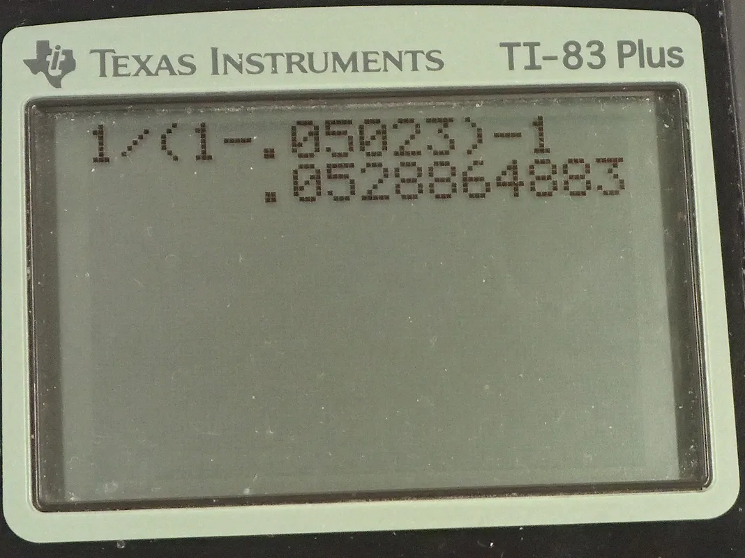 Calculator screenshot