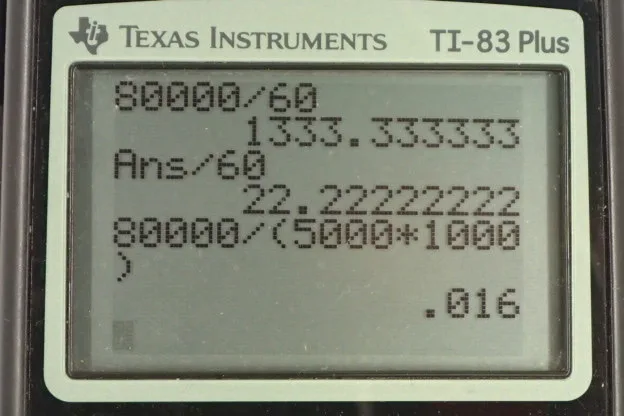 Calculator screenshot