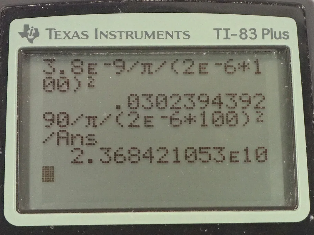 Calculator screenshot