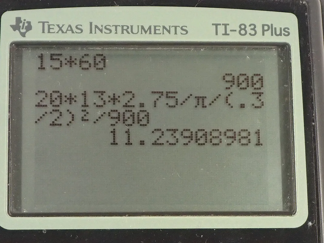 Calculator screenshot