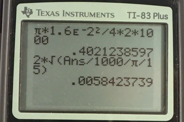 Calculator screenshot