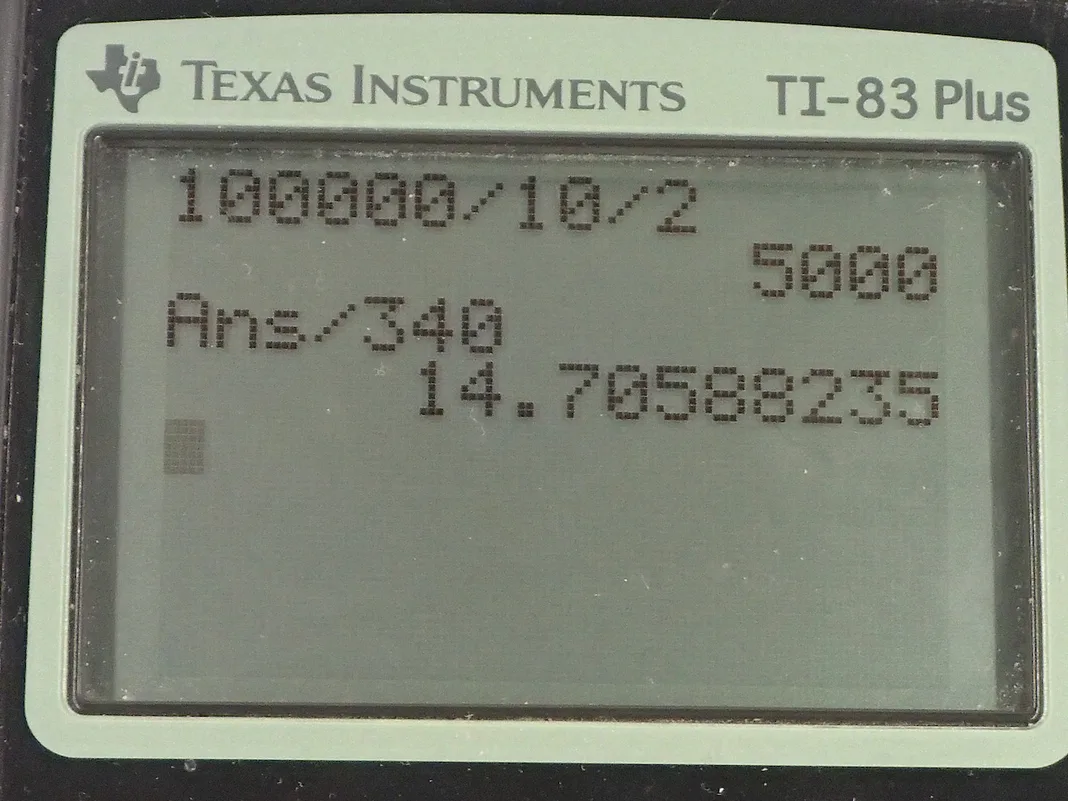 Calculator screenshot
