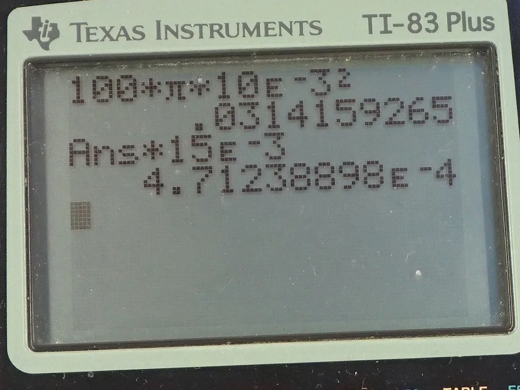 Calculator screenshot