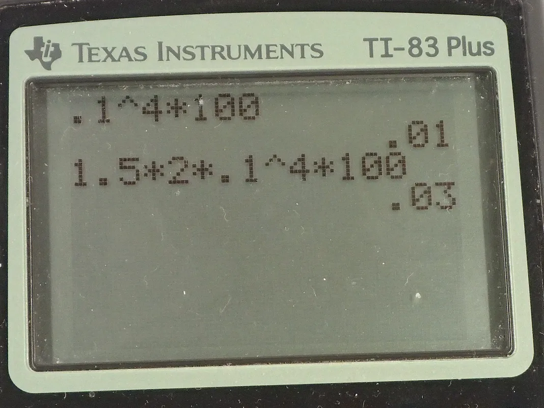 Calculator screenshot