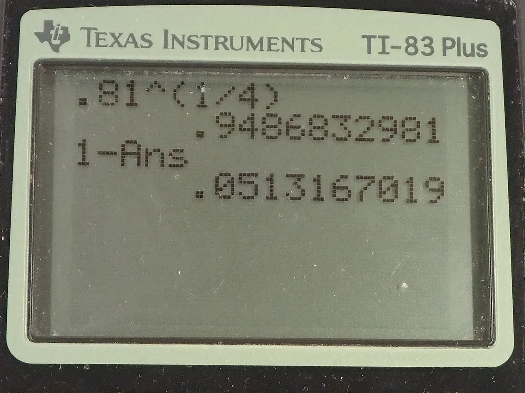 Calculator screenshot