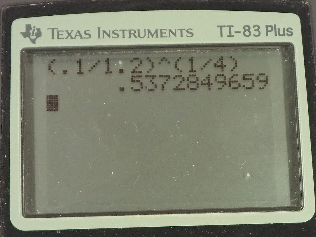 Calculator screenshot
