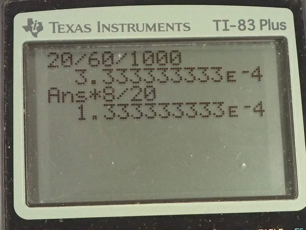 Calculator screenshot