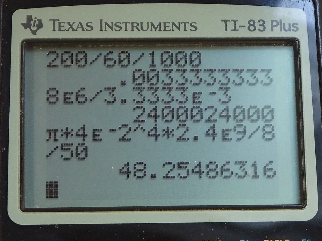 Calculator screenshot