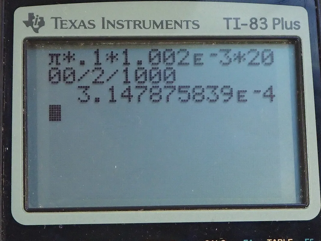 Calculator screenshot