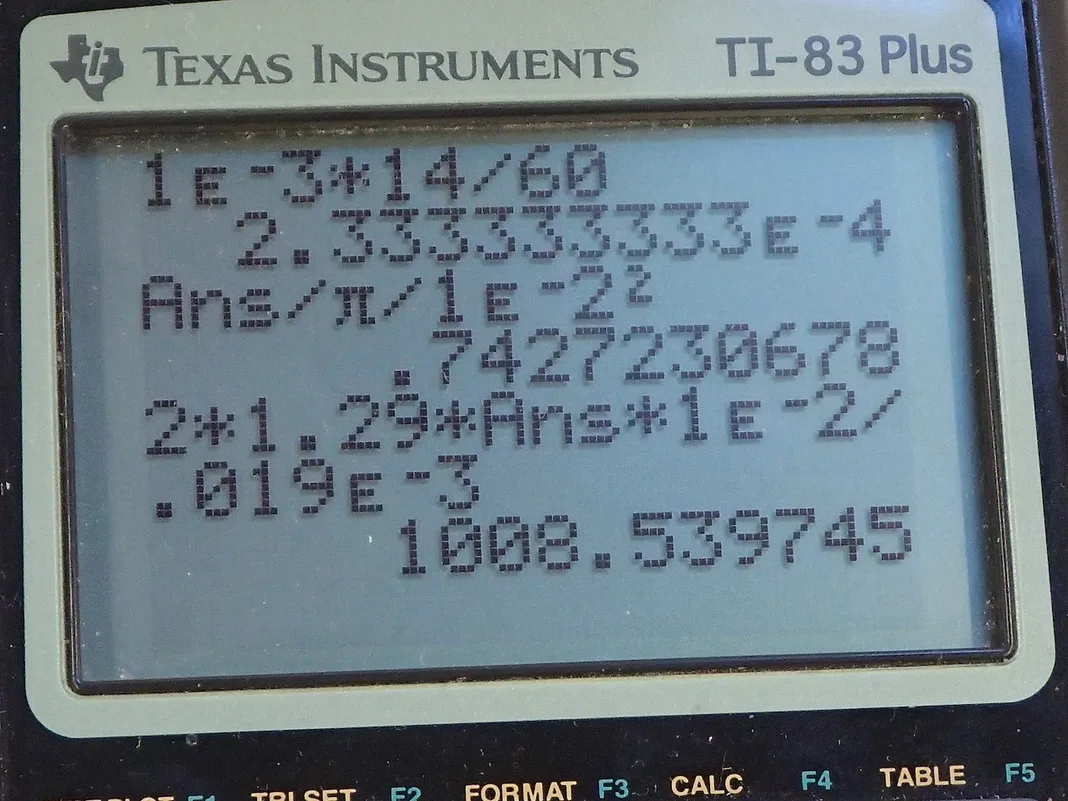 Calculator screenshot