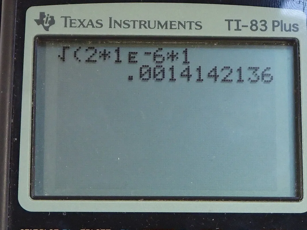 Calculator screenshot