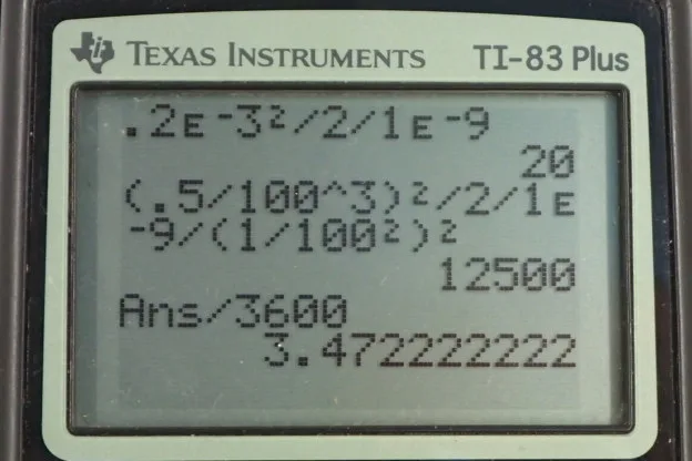 Calculator screenshot