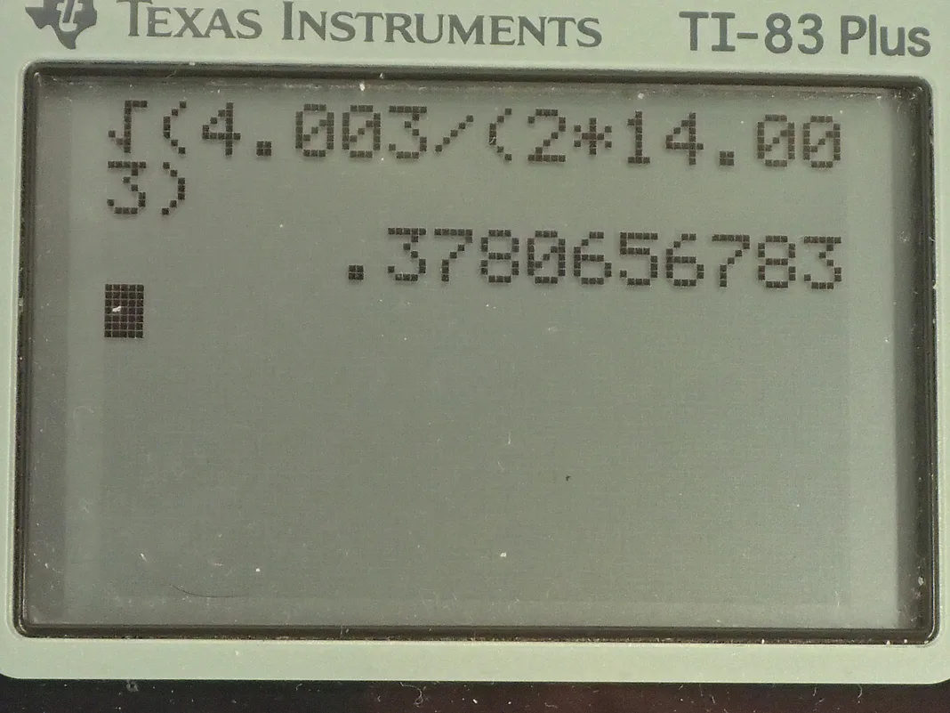 Calculator screenshot