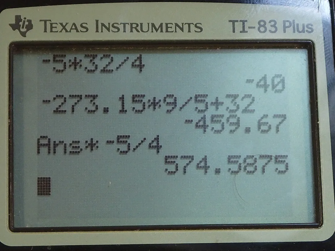 Calculator screenshot