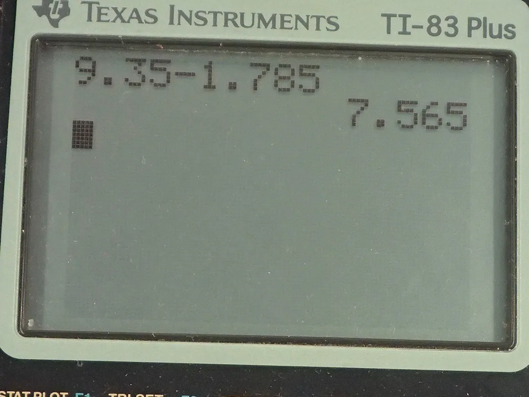 Calculator screenshot