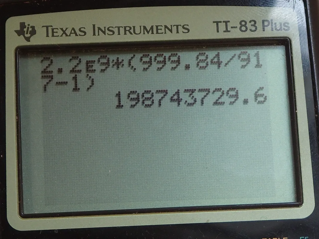 Calculator screenshot