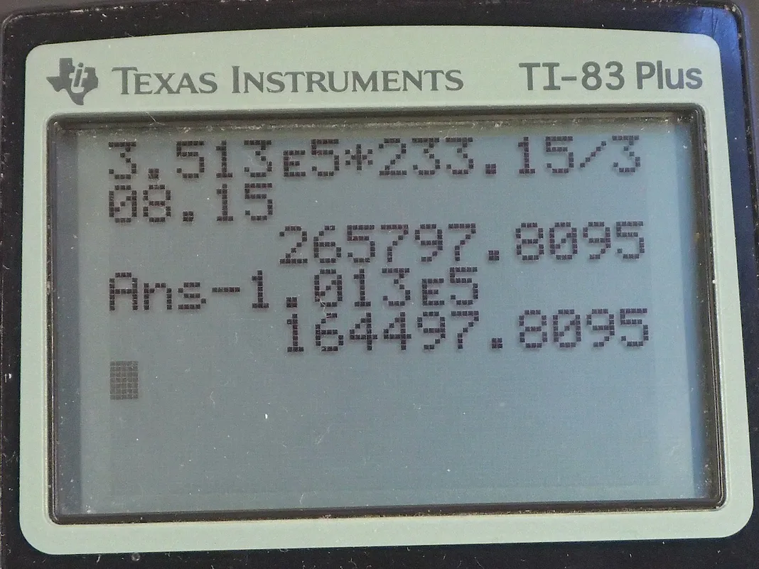 Calculator screenshot