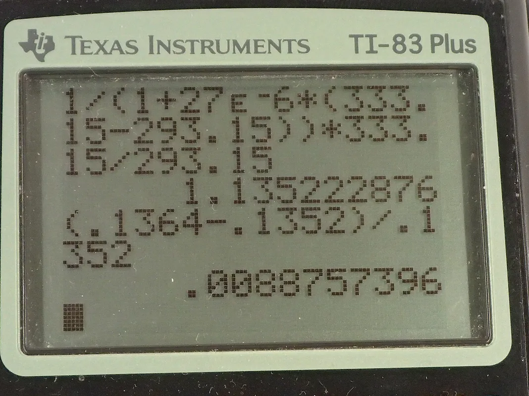 Calculator screenshot