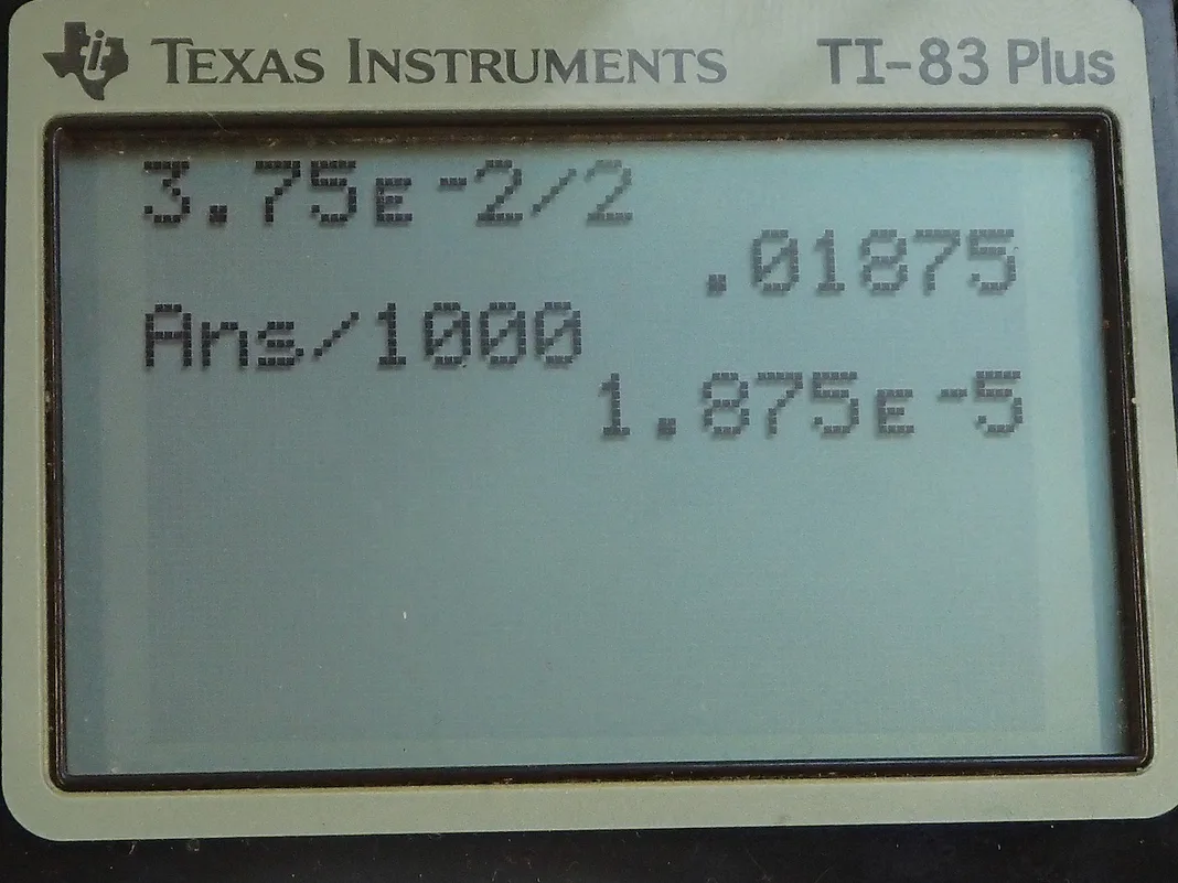 Calculator screenshot