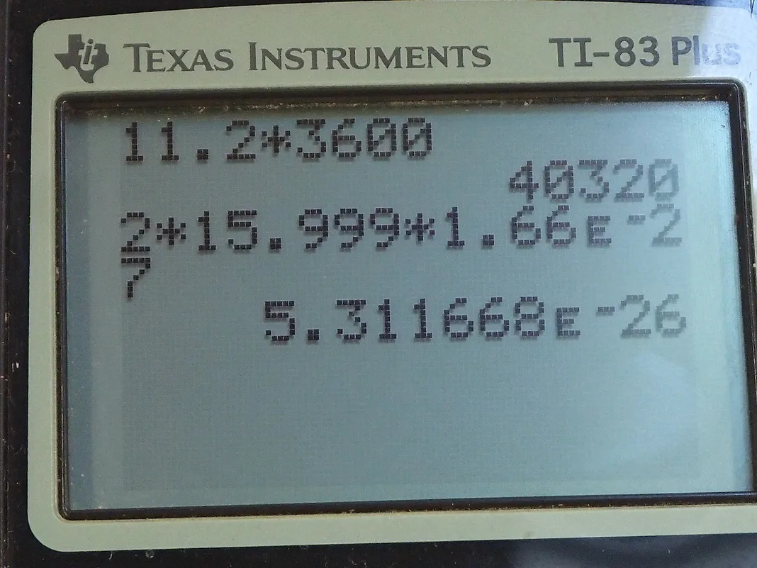 Calculator screenshot
