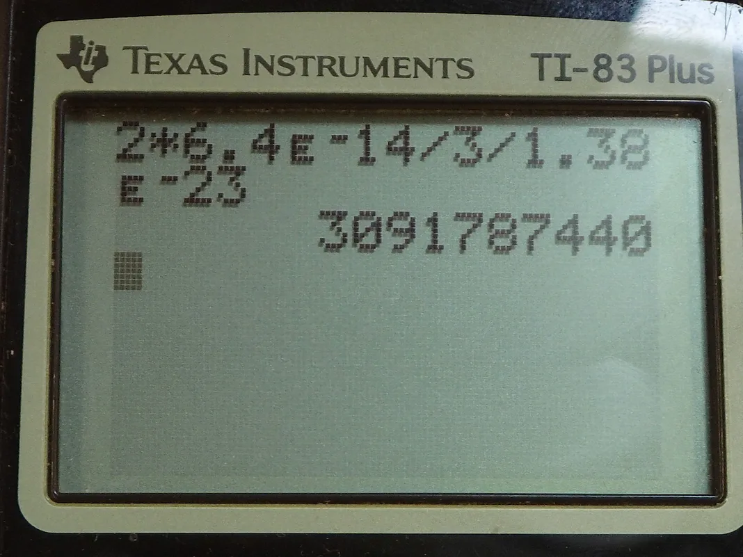 Calculator screenshot