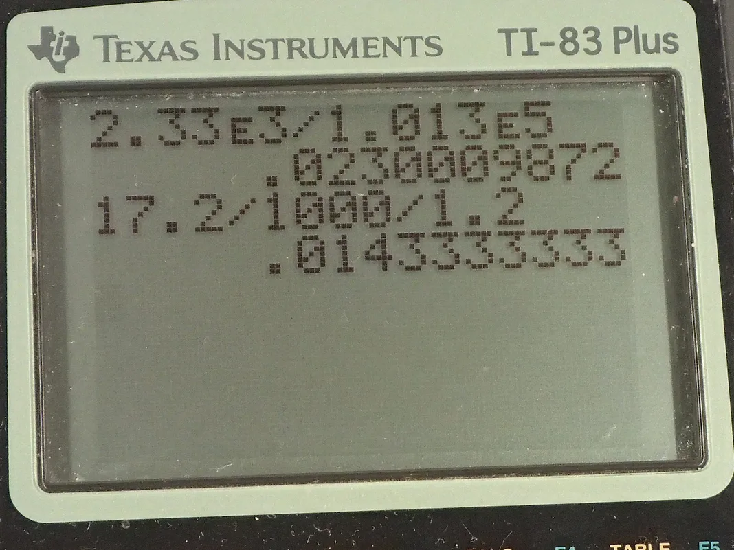 Calculator screenshot