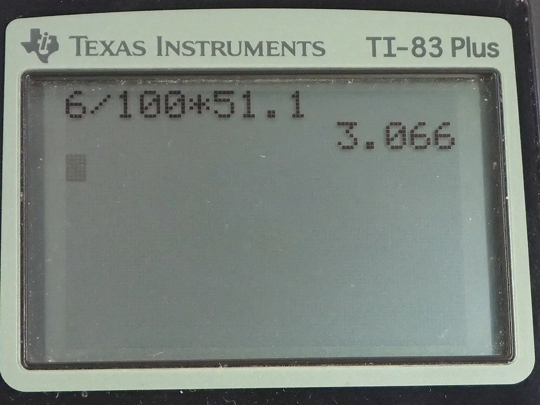 Calculator screenshot