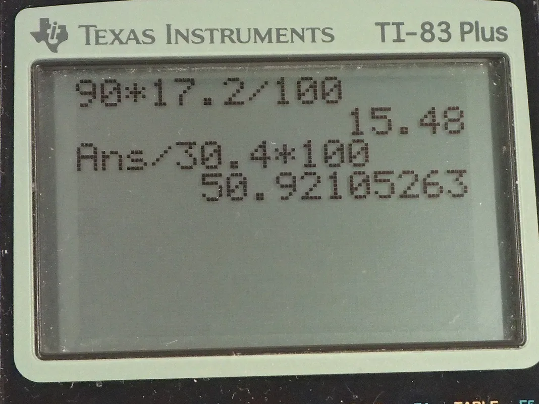 Calculator screenshot