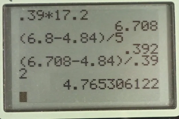 Calculator screenshot