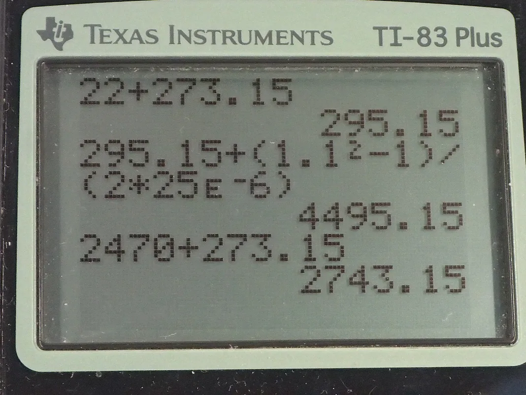 Calculator screenshot