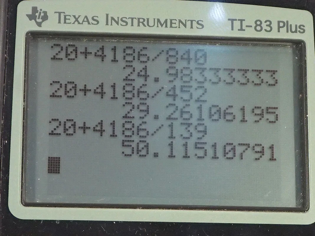 Calculator screenshot