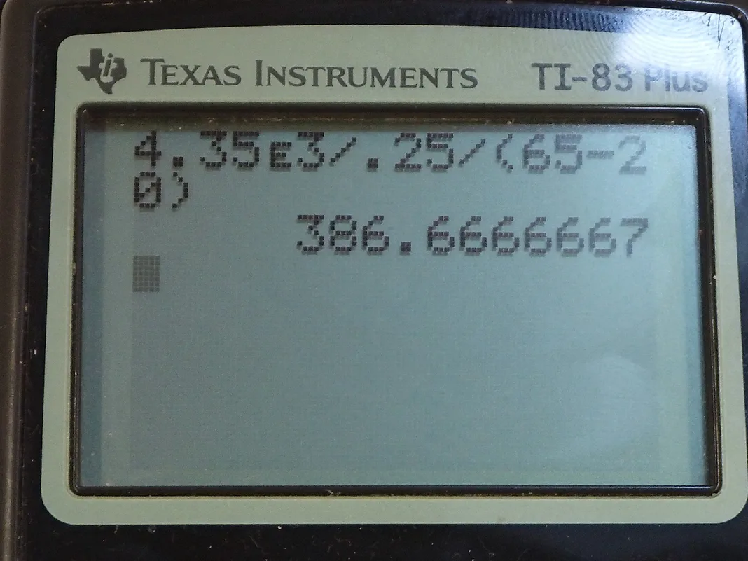 Calculator screenshot