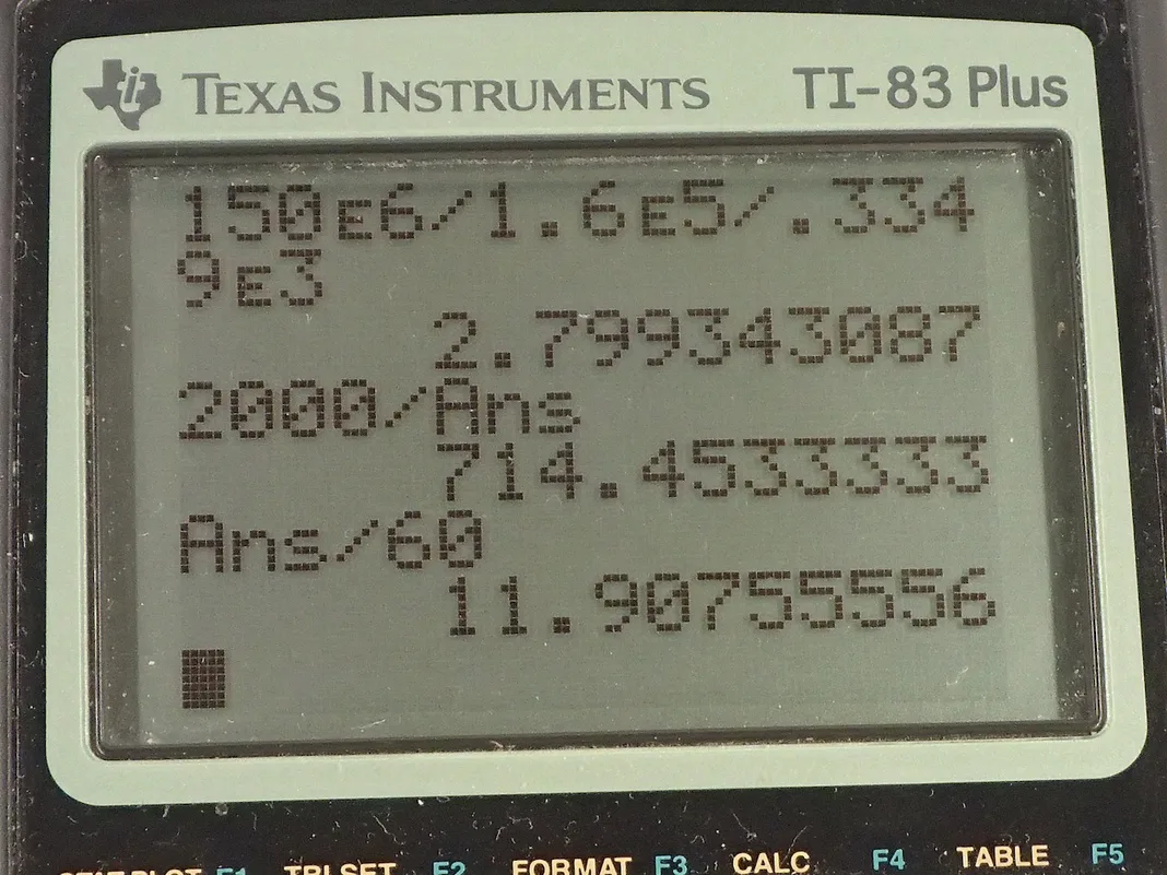 Calculator screenshot